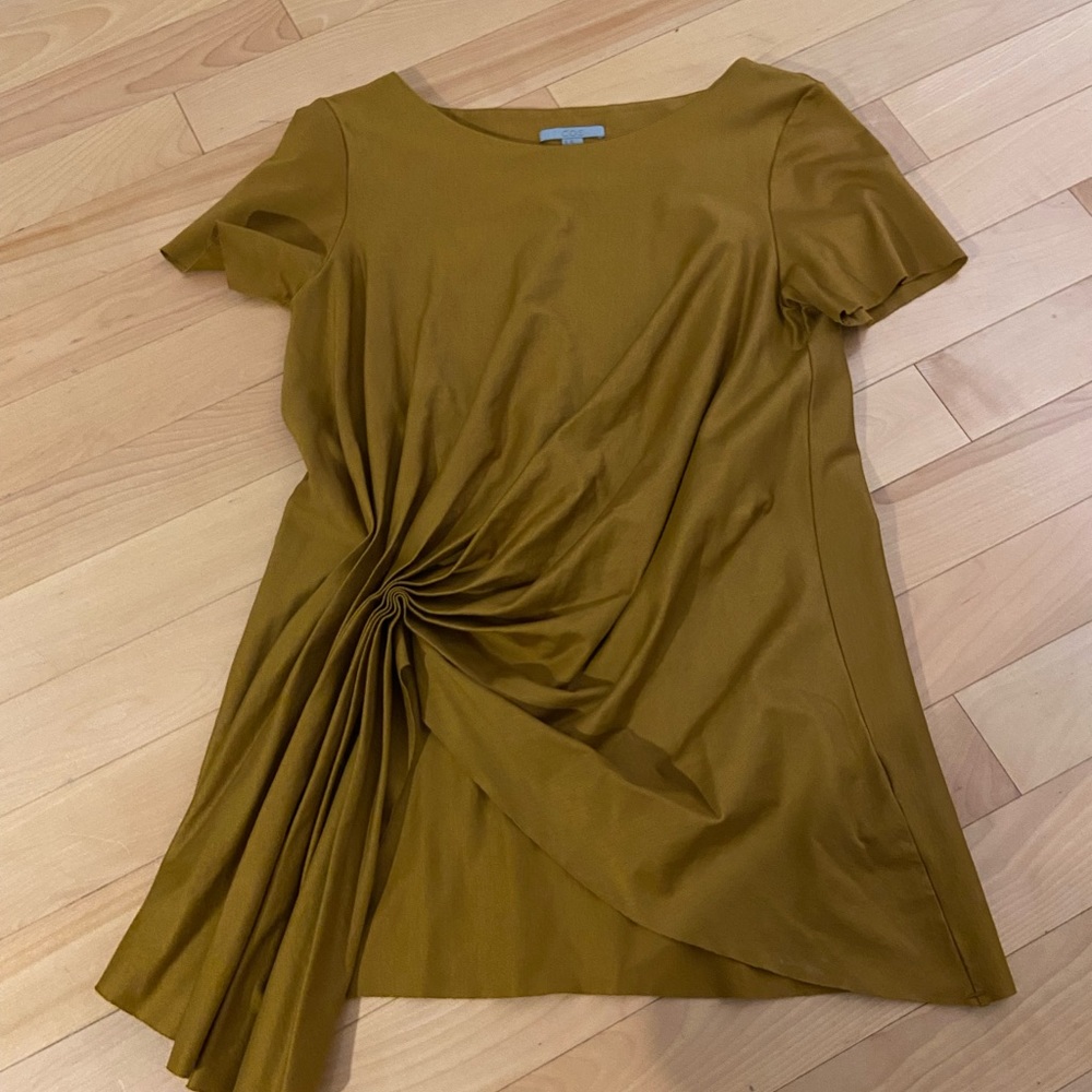 COS - DRAPED T-SHIRT - SIZE XS
